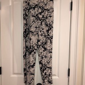 Banana Republic black white pants